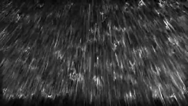Loop Πλάνα Της Βροχής Που Πέφτουν Μαύρο Φόντο — Αρχείο Βίντεο