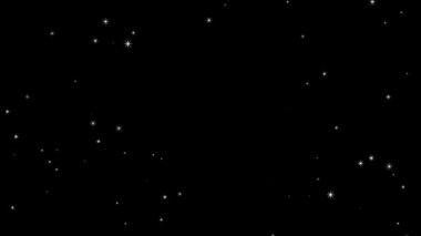 Siyah arkaplanda parlayan parçacıklar, parçacıklar