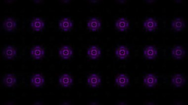 Kalıpların bir kaleydoskop gibi tekrarlandığı resimler ve döngüler