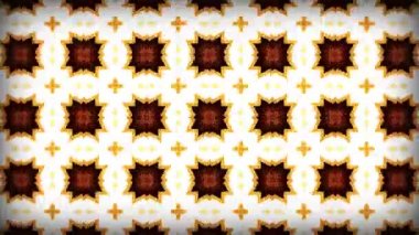 Kalıpların bir kaleydoskop gibi tekrarlandığı resimler ve döngüler