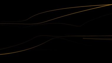 Siyah arkaplanda sallanan çizgi canlandırması
