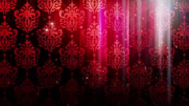 Parıltı renkli bir arkaplanda dans eder ve ışık sağa sola hareket eder.