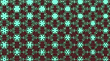 Kalıbın kaleydoskop gibi değiştiği bir video (döngü videosu))