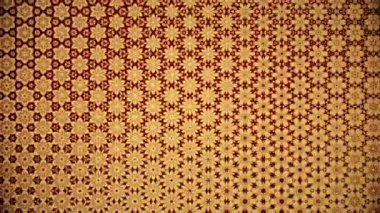 Kalıbın kaleydoskop gibi değiştiği bir video (döngü videosu))