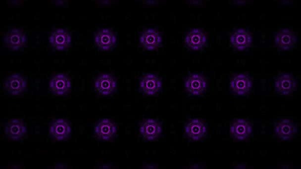 Imagini Bucle Care Modelele Repetă Caleidoscop — Videoclip de stoc
