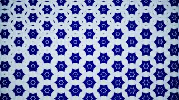 Ein Video Dem Sich Das Muster Wie Ein Kaleidoskop Verändert — Stockvideo