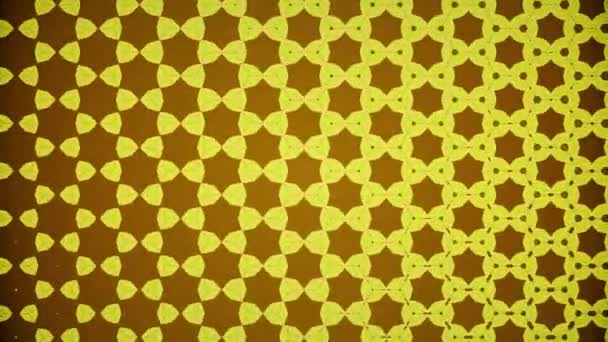 Ein Video Dem Sich Das Muster Wie Ein Kaleidoskop Verändert — Stockvideo