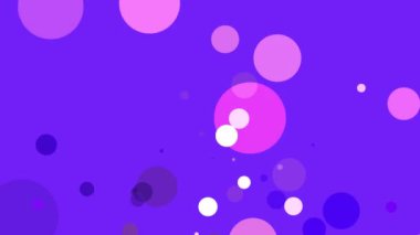 Çemberler renkli bir arkaplanda ortaya çıkar