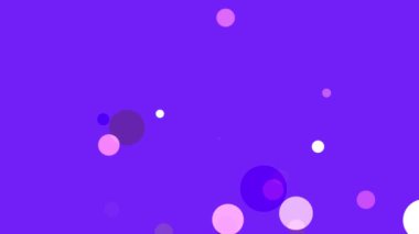 Çemberler renkli bir arkaplanda ortaya çıkar