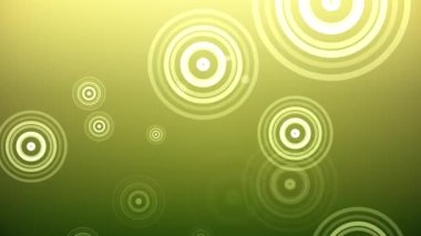 Çemberler renkli bir arkaplanda ortaya çıkar