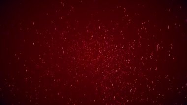 Renkli bir arkaplanda parçacıklar kabarcıklanır