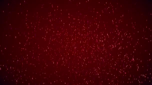 Renkli Bir Arkaplanda Parçacıklar Kabarcıklanır — Stok video