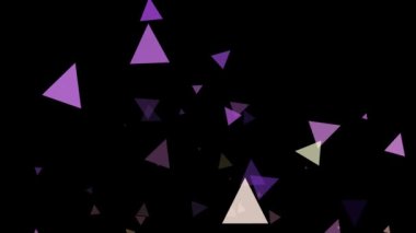 Üçgen siyah bir arkaplanda belirir.