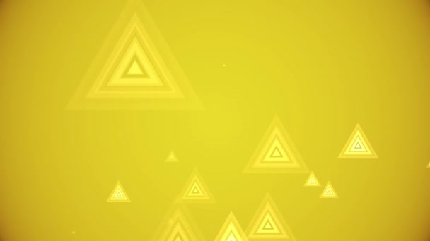 Triangles Spring Colorful Background — Stock Video