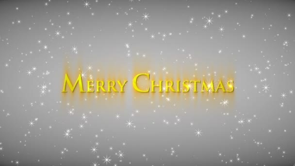 크리스마스 Merry Christmas 단어가 — 비디오