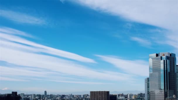 Video Sky Clouds City Buildings Daytime — 비디오