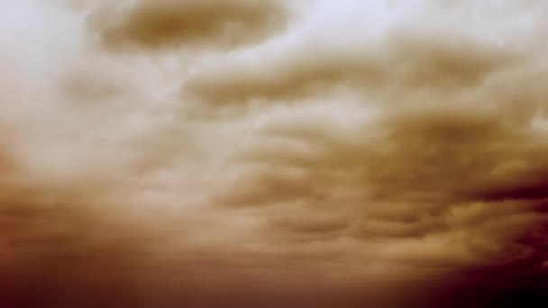 Video Von Wolken Die Sich Himmel Bewegen — Stockvideo