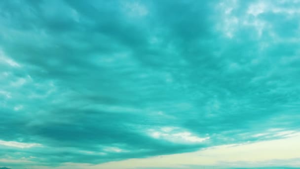 Vídeo Nuvens Movendo Céu — Vídeo de Stock