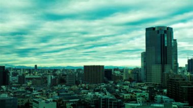 Video of sky, clouds, city and buildings, daytime