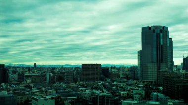 Video of sky, clouds, city and buildings, daytime