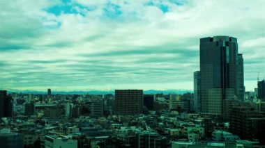 Video of sky, clouds, city and buildings, daytime