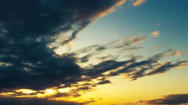 Video Van Wolken Lucht Verplaatsen — Stockvideo
