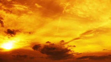 bulutlar gökyüzünde hareket video