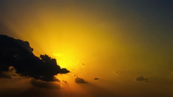 Видео Облаков Движущихся Небе — стоковое видео
