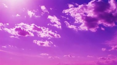 bulutlar gökyüzünde hareket video