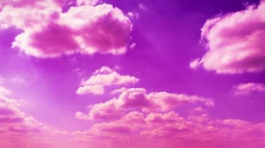 bulutlar gökyüzünde hareket video