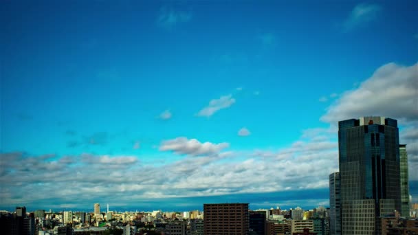 Video Sky Clouds City Buildings Daytime — ストック動画