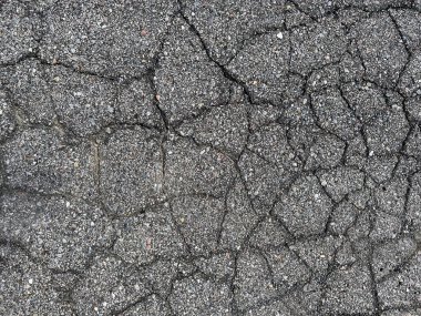 zemin, asfalt, doku, doku, çatlaklar, yol