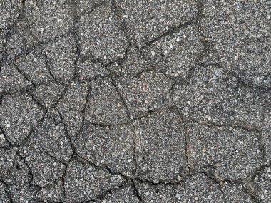 zemin, asfalt, doku, doku, çatlaklar, yol