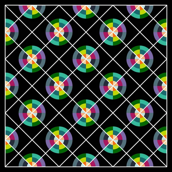 Abstrait Fond Géométrique Polychrome — Image vectorielle
