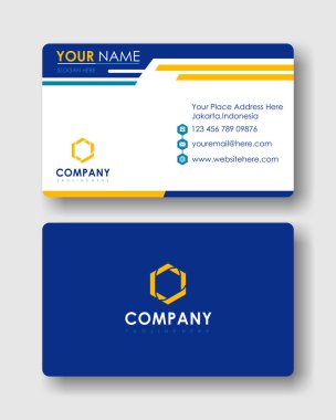 Basit modern profesyonel kartvizit.