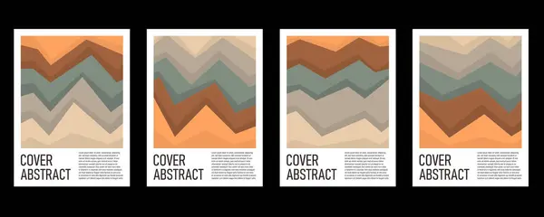 Poster Kapak Için Soyut Renkli Geometrik Arkaplan — Stok Vektör