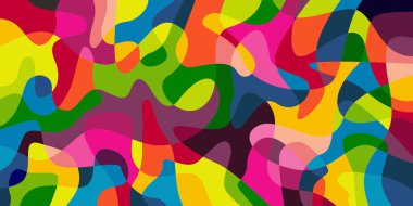 vektör düz geometrik arkaplan