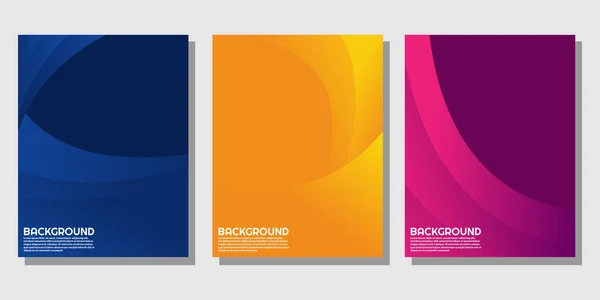 Vektör renkli soyut sıvı geometrik gradyan arkaplan