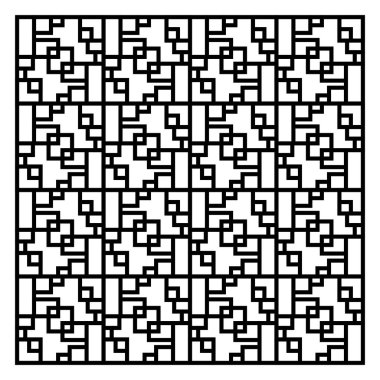 soyut siyah çizgi desen vektörü