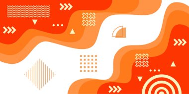 vektör düz soyut geometrik arkaplan