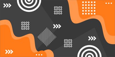 vektör düz soyut geometrik arkaplan