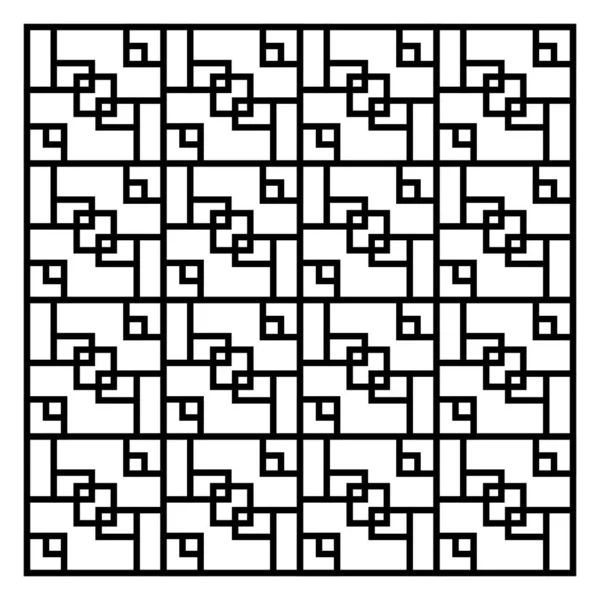 抽象黑线模式矢量 — 图库矢量图片