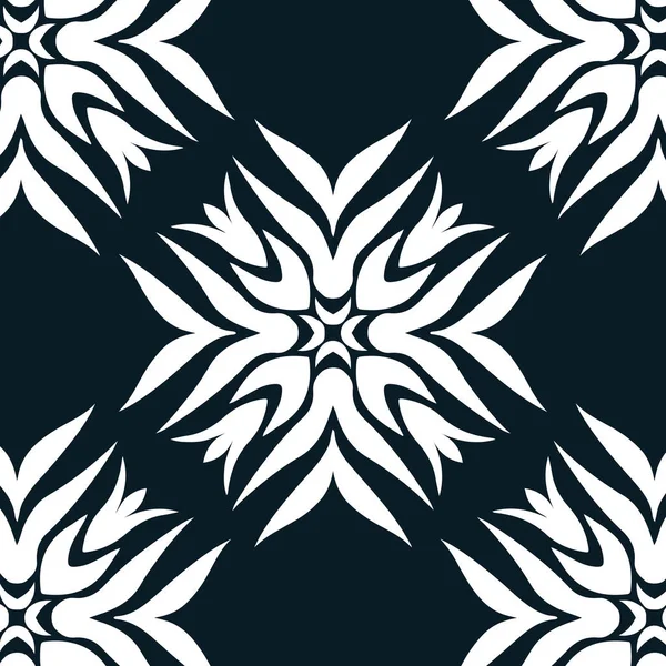 Geometrik havalı soyut çiçek deseni