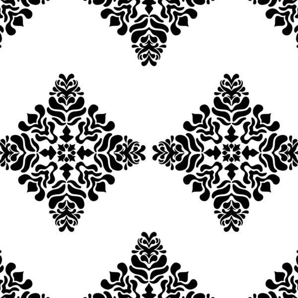 幾何学的なクールな抽象的な花のパターン — ストックベクタ