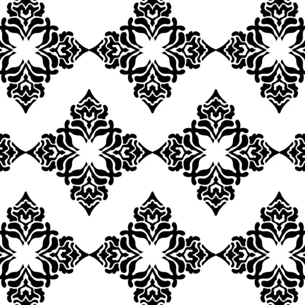 Geometrisch Kühle Abstrakte Florale Muster — Stockvektor