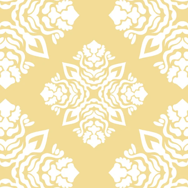 Géométrique Cool Motif Floral Abstrait — Image vectorielle