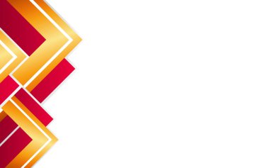 Kırmızı kenarlıklı basit beyaz iş arkaplanı