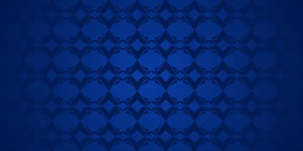 アラビア語のモチーフ青の背景 — ストックベクタ