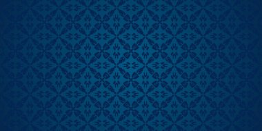  Arapça motif mavi arkaplan