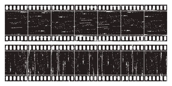 Old Retro Cinema Movie Strip — Stock Vector